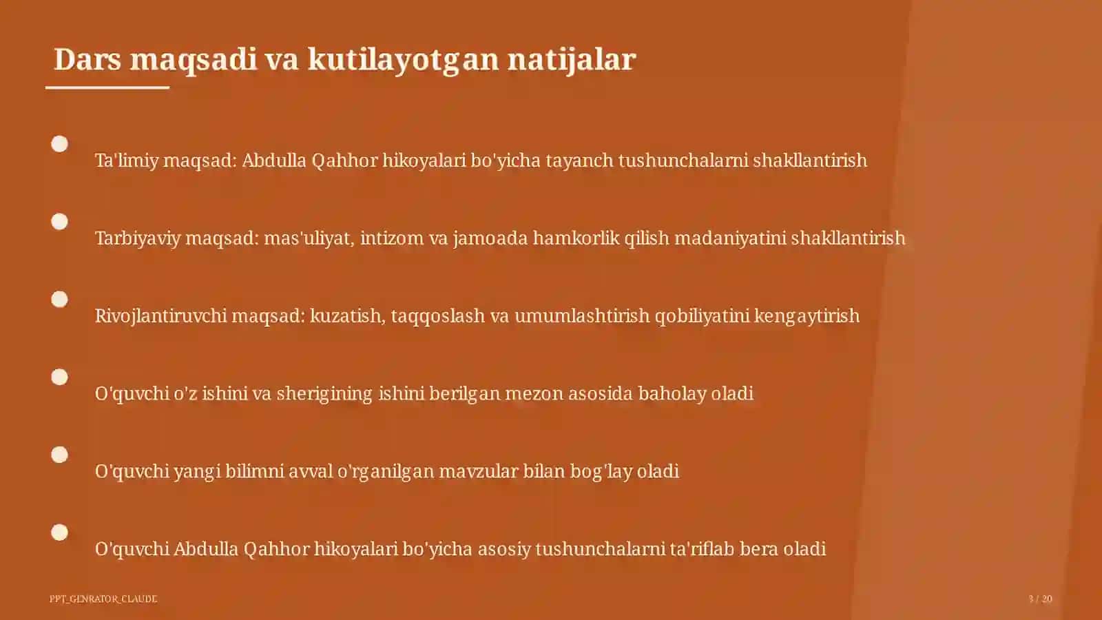 Abdulla Qahhor hikoyalari (8-sinf) 3