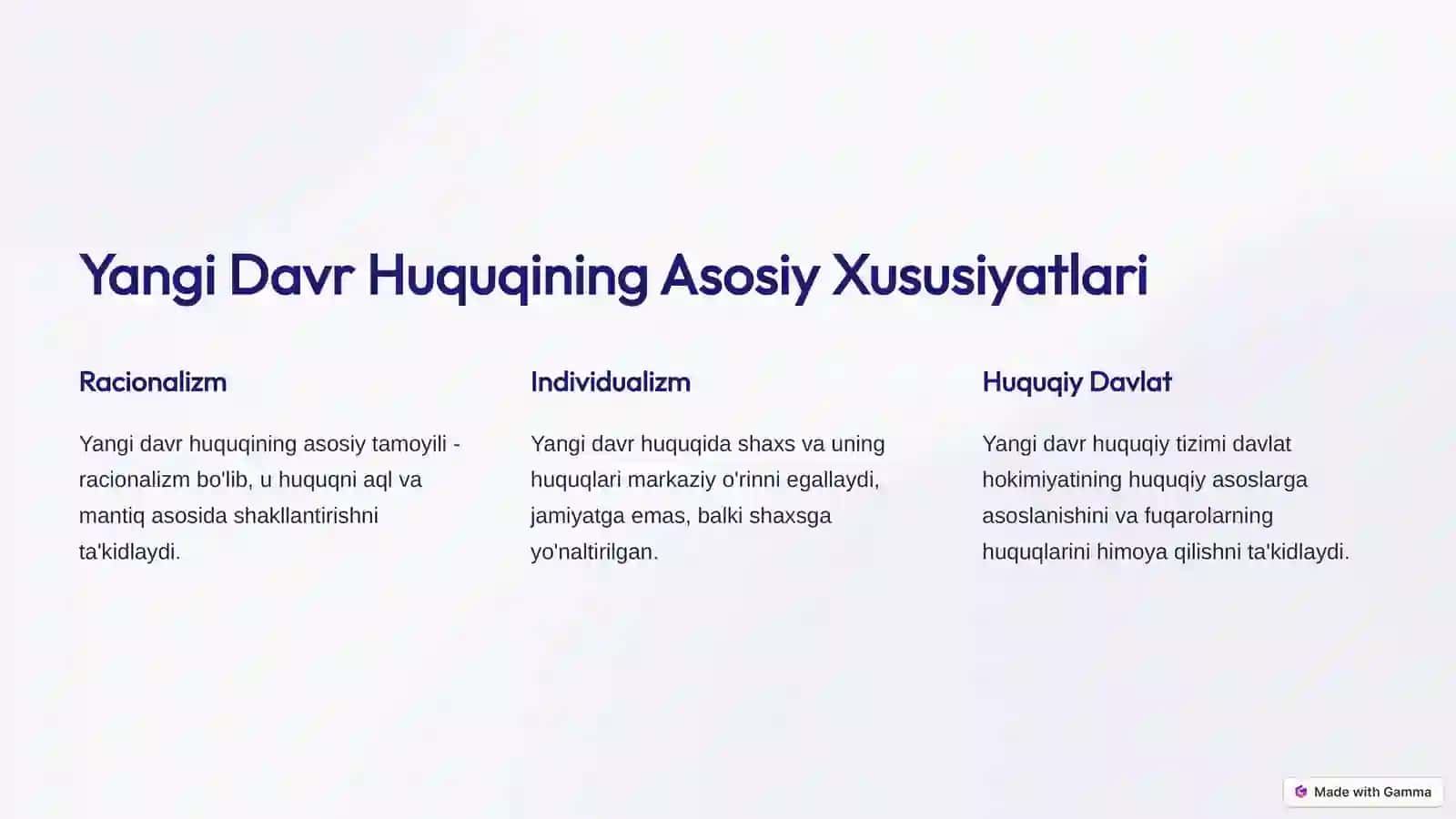 Yangi Davr Huquqining Shakllanishi va Rivojlanishi 3