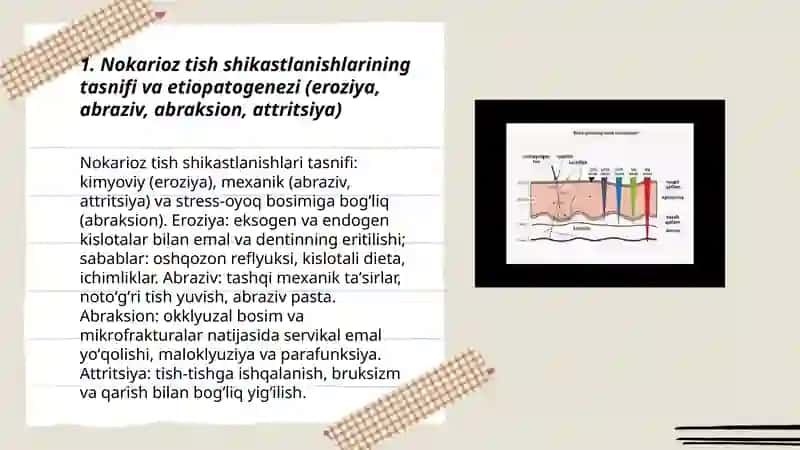 Tishlarni nokarioz kasalliklarida charxlashning biologik, mexanik va estetik tamoyillari 3