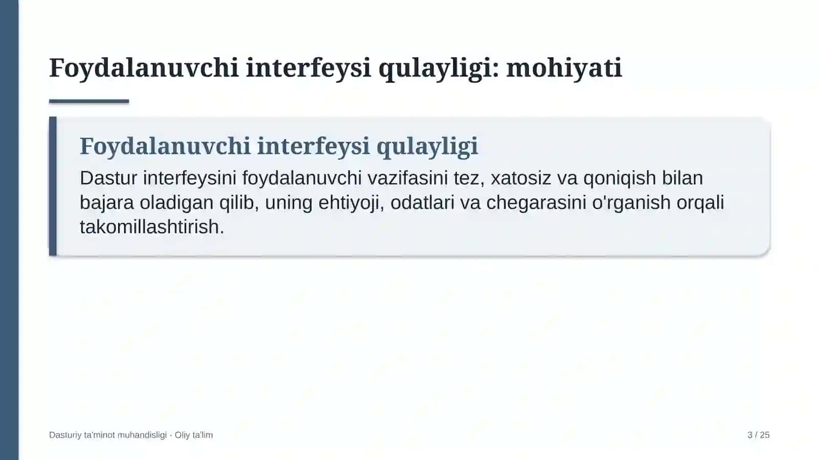 Ekologik monitoring laboratoriyalarida foydalanuvchi interfeysi qulayligini oshirish 3