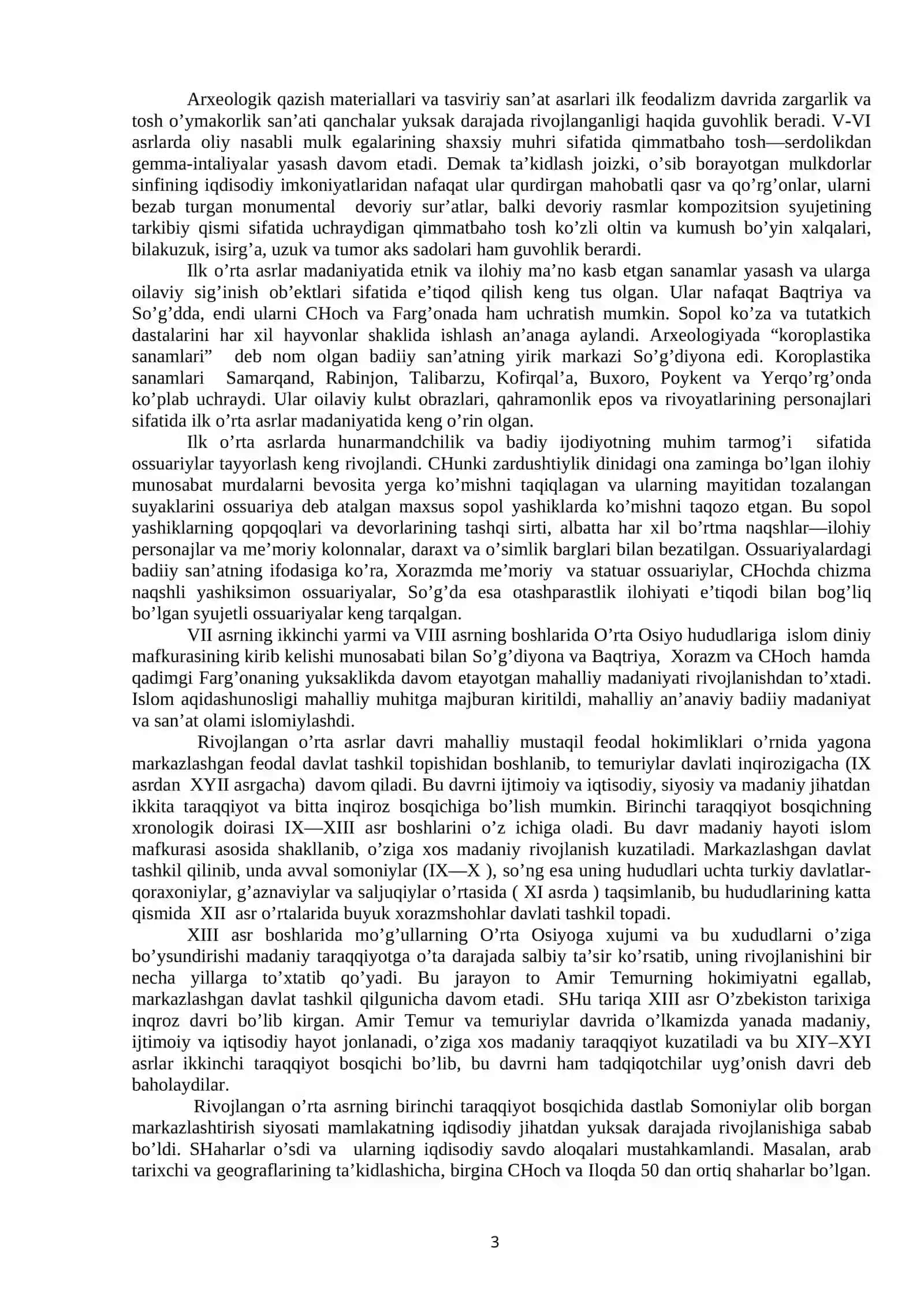 O'rta asrlar davri madaniyati 3