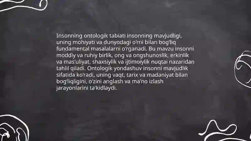 Inson falsafasi 3