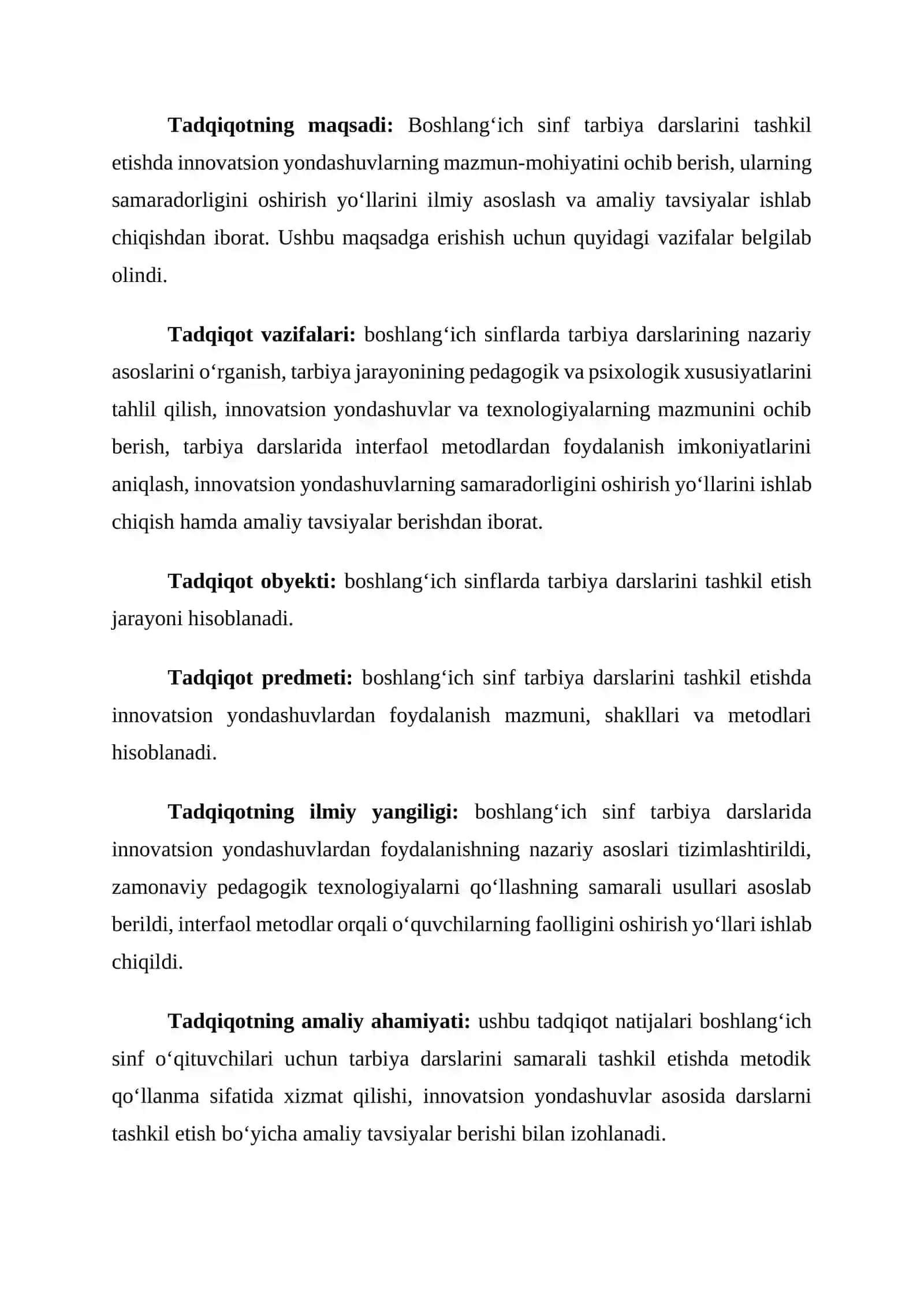 Boshlang‘ich sinf tarbiya darslarini tashkil etishga innovatsion yondashuv 3