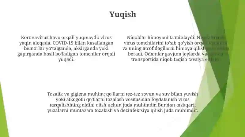 Koronavirus Haqida 3