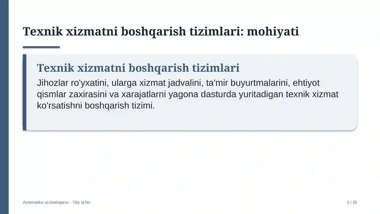 bulutli xizmatlar provayderlarida texnik xizmat ko'rsatishni boshqarish tizimlari 2492 3