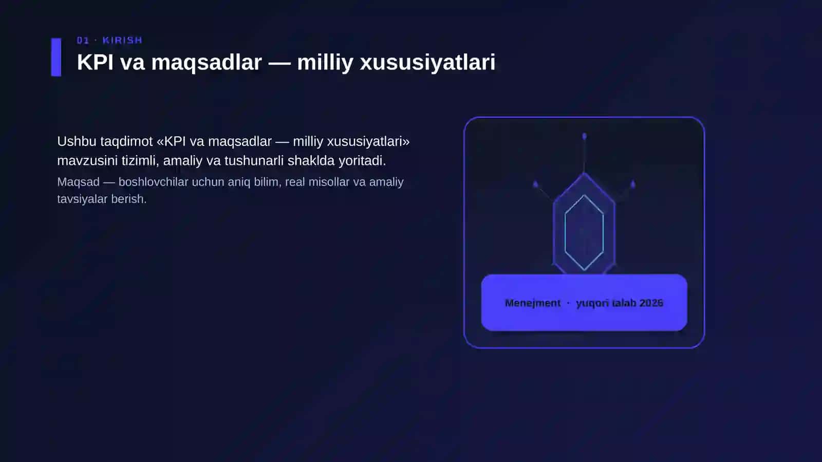 KPI va maqsadlar — milliy xususiyatlari 3