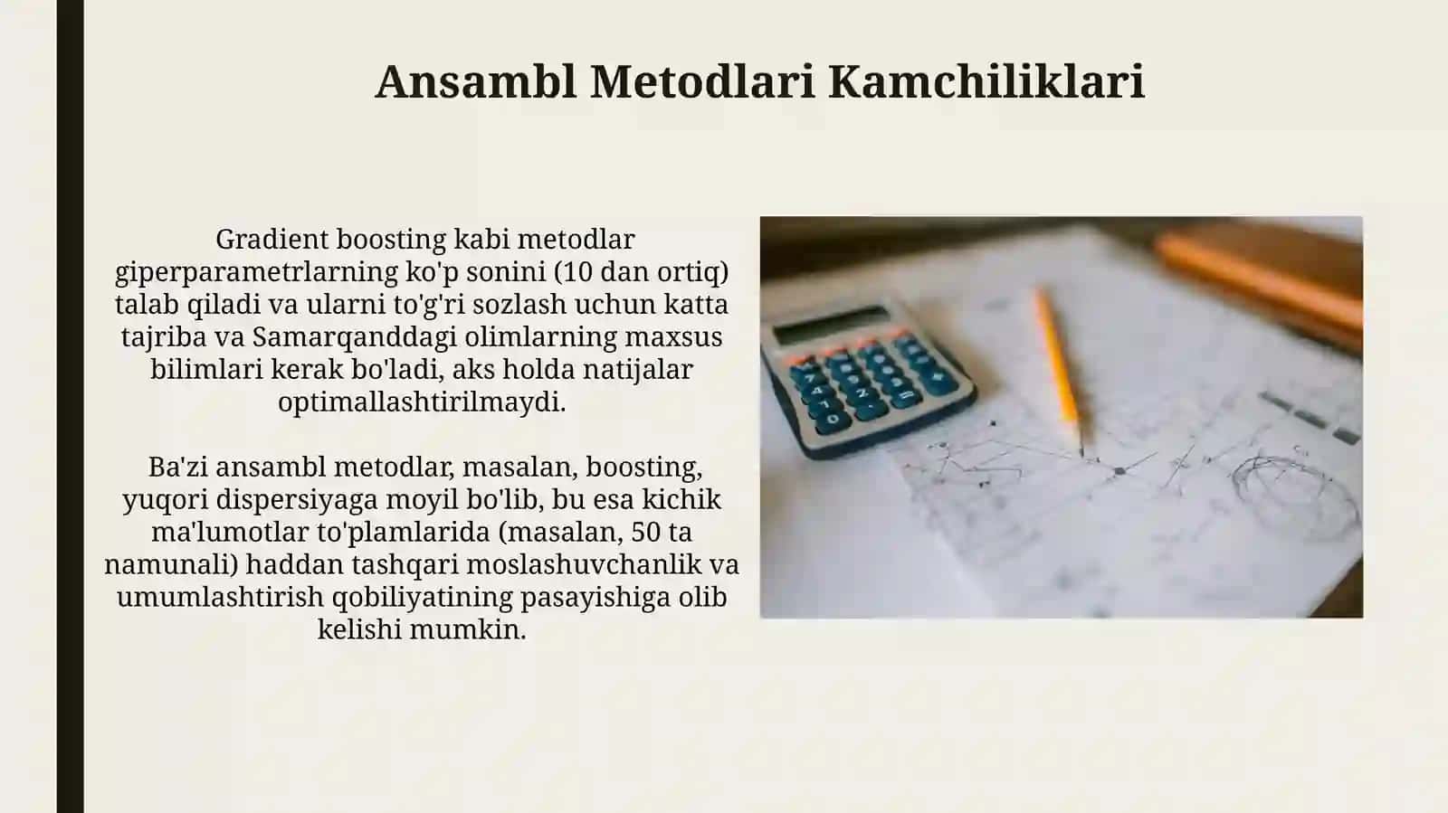 Ansambl algoritmlarining tushunchavatamoyillari 3