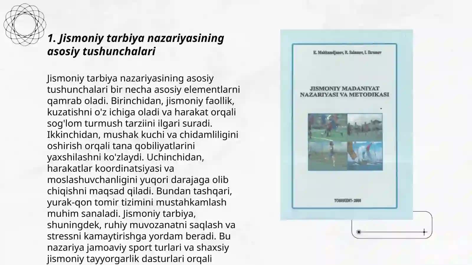 Jismoniy tarbiya nazarasi va uslubiyati asosiy tushunchalari va vazifasi 3