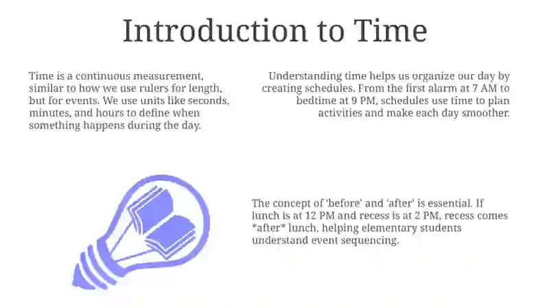 Understanding Time: A Journey for Elementary Students 3