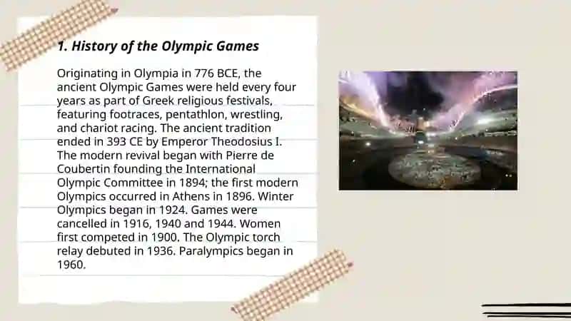 The Olympic Games 3