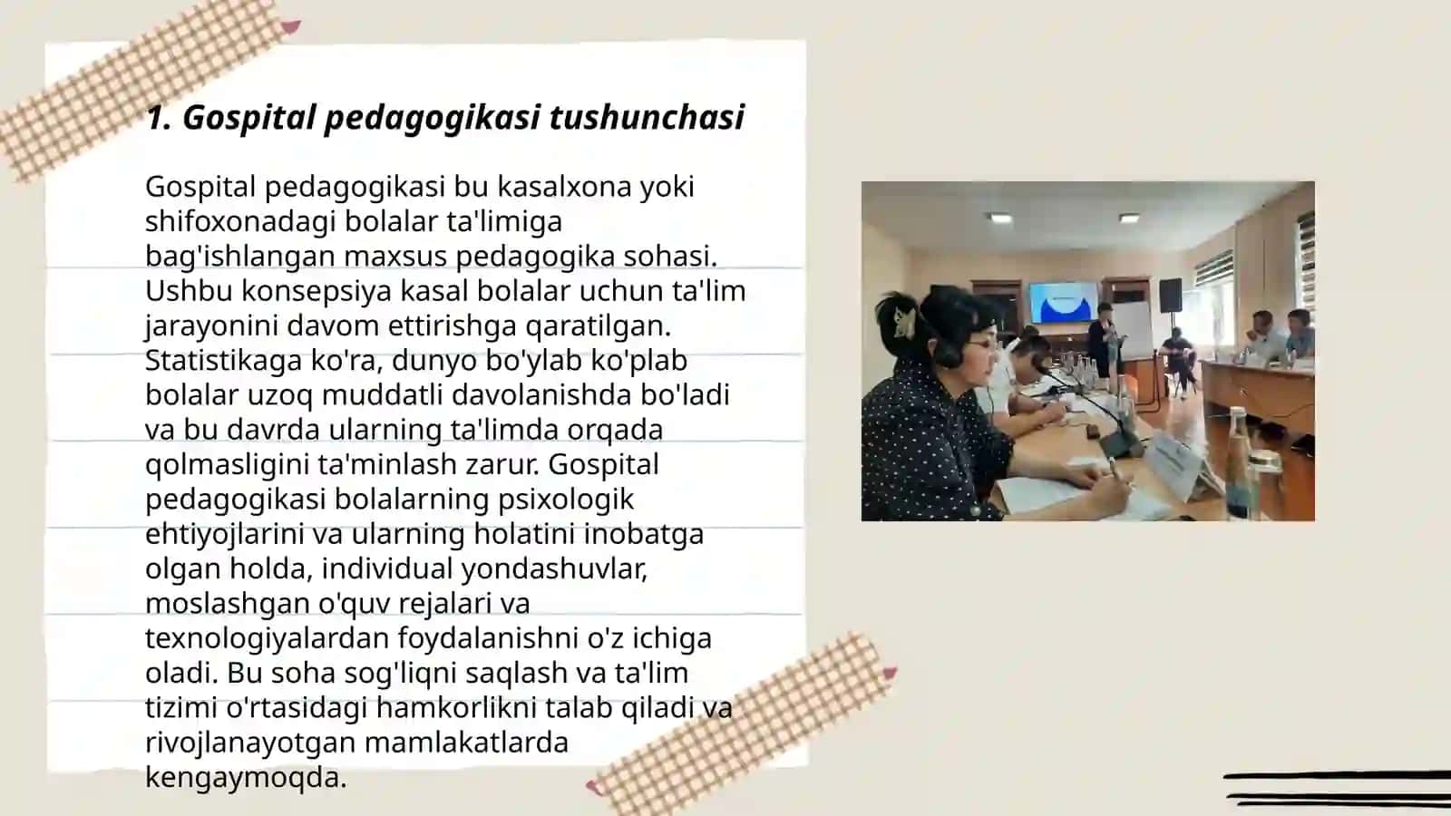 Gospital pedagogikaning asosiy tushunchalari va tamoyillari 3
