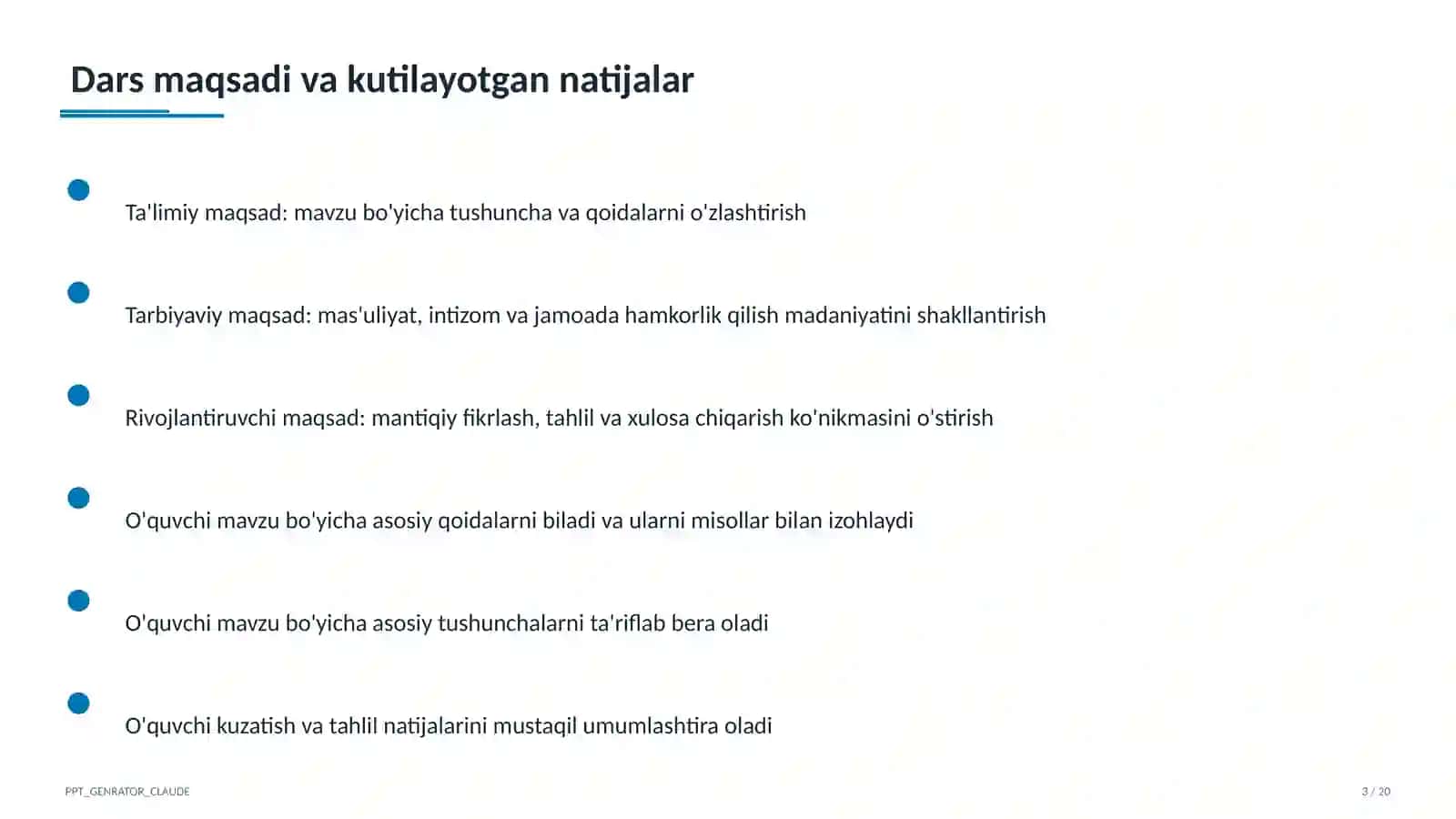 Algebra (7–11) — mustaqil o'rganish uchun 3