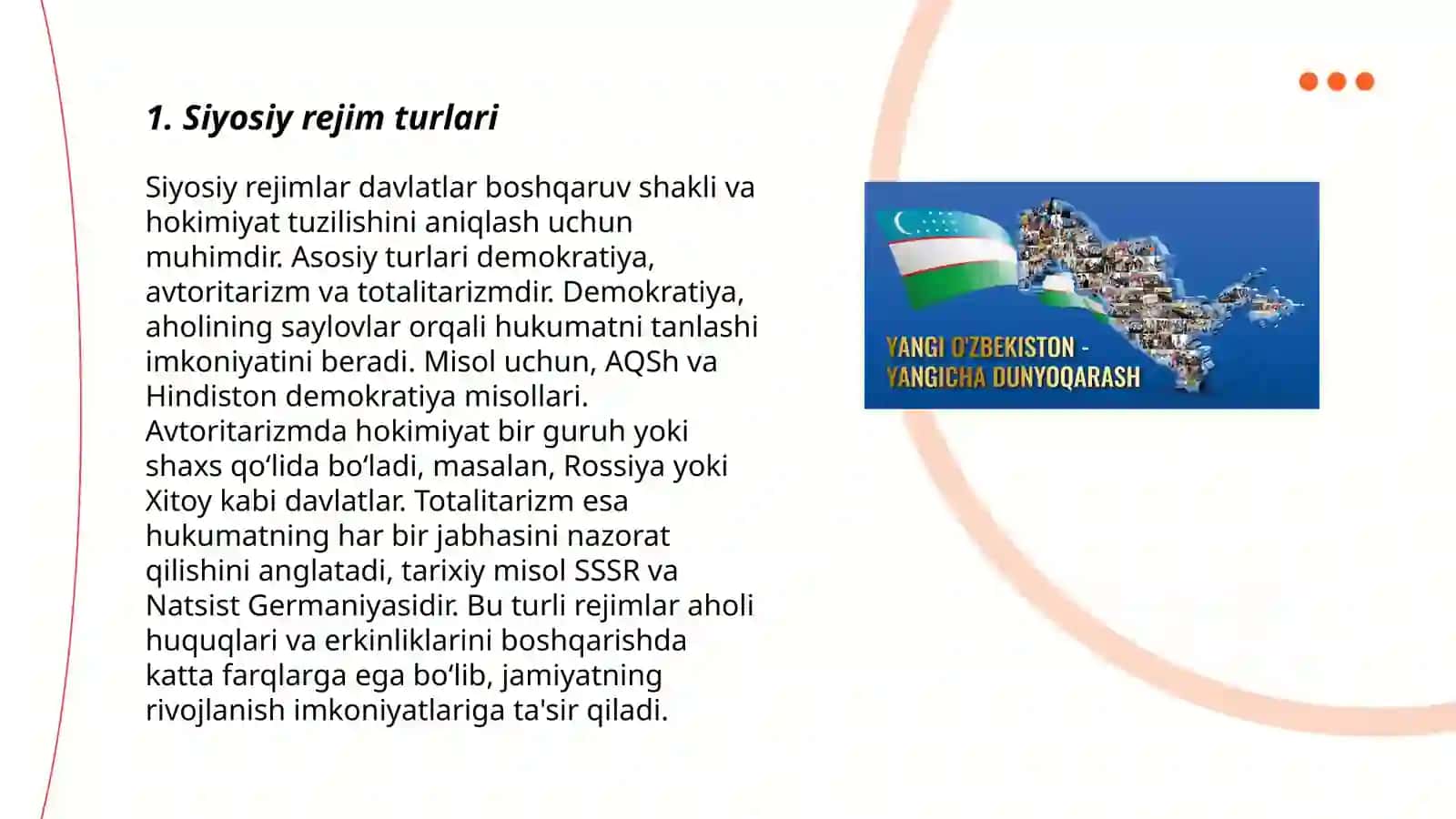 Siyosiy rejimlar 3