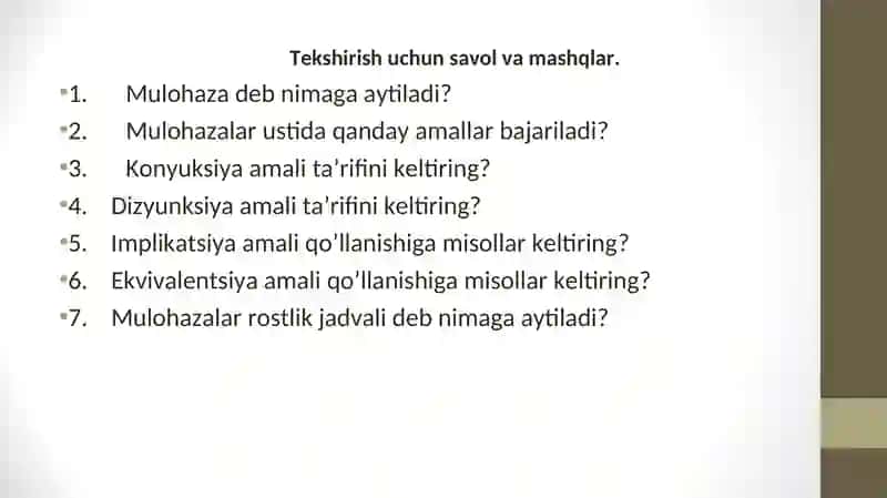 Predikatlar va kvantorlar 3