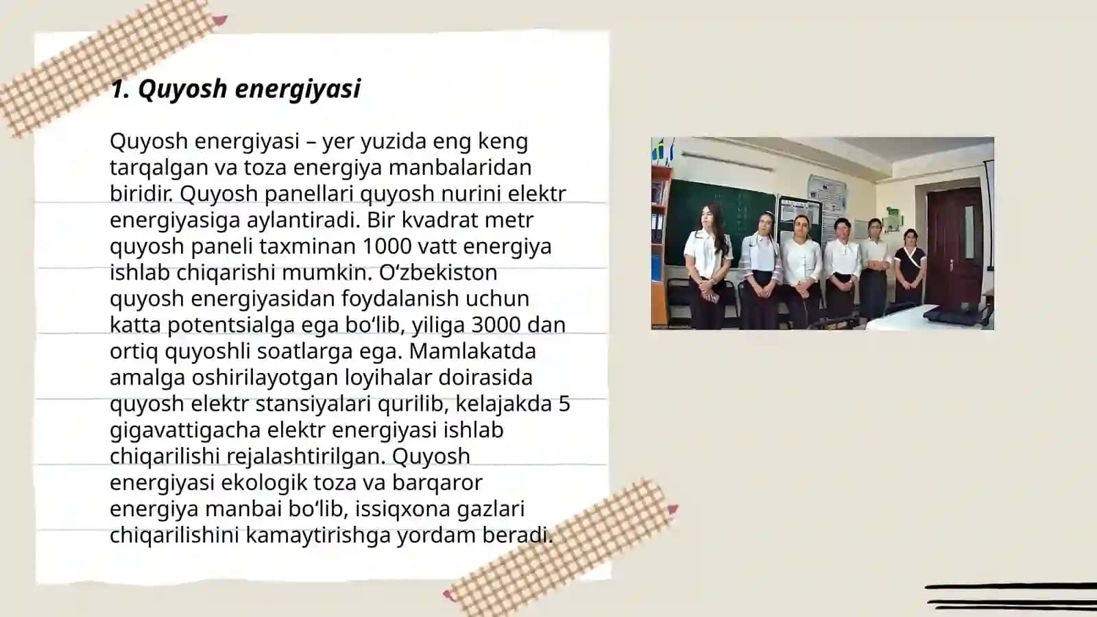 Oʻzbekistonda mavjud boʻlgan noanʼanaviy energiya manbalari 3