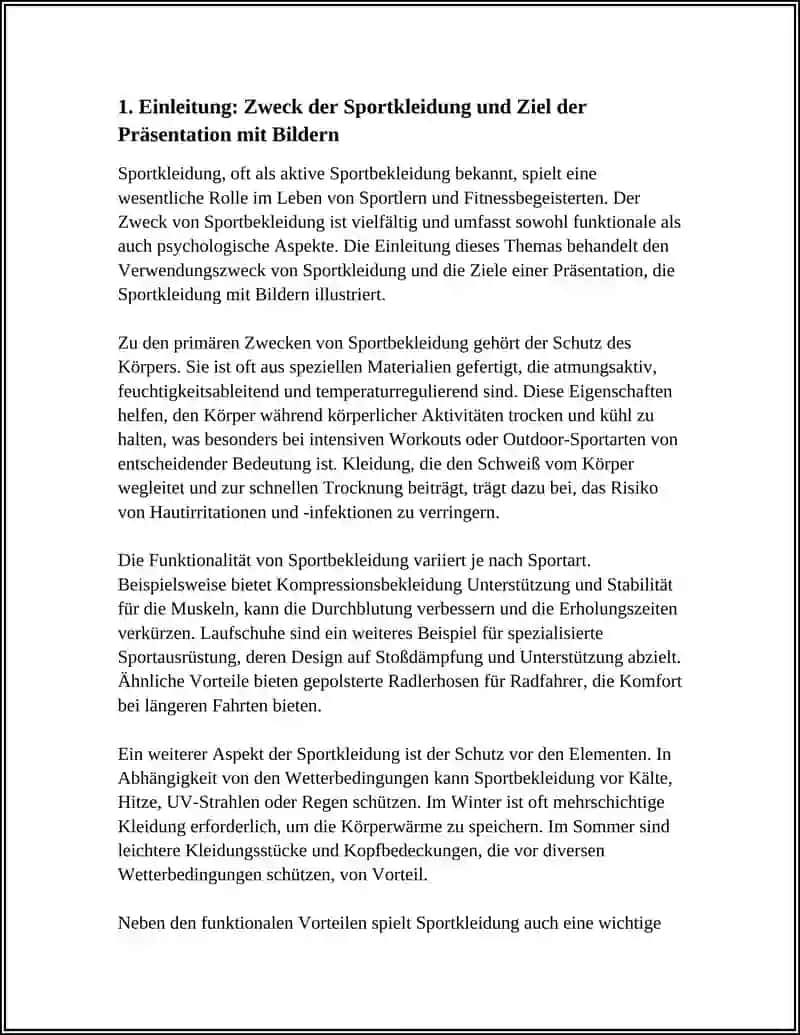 Sportbekleidung 3