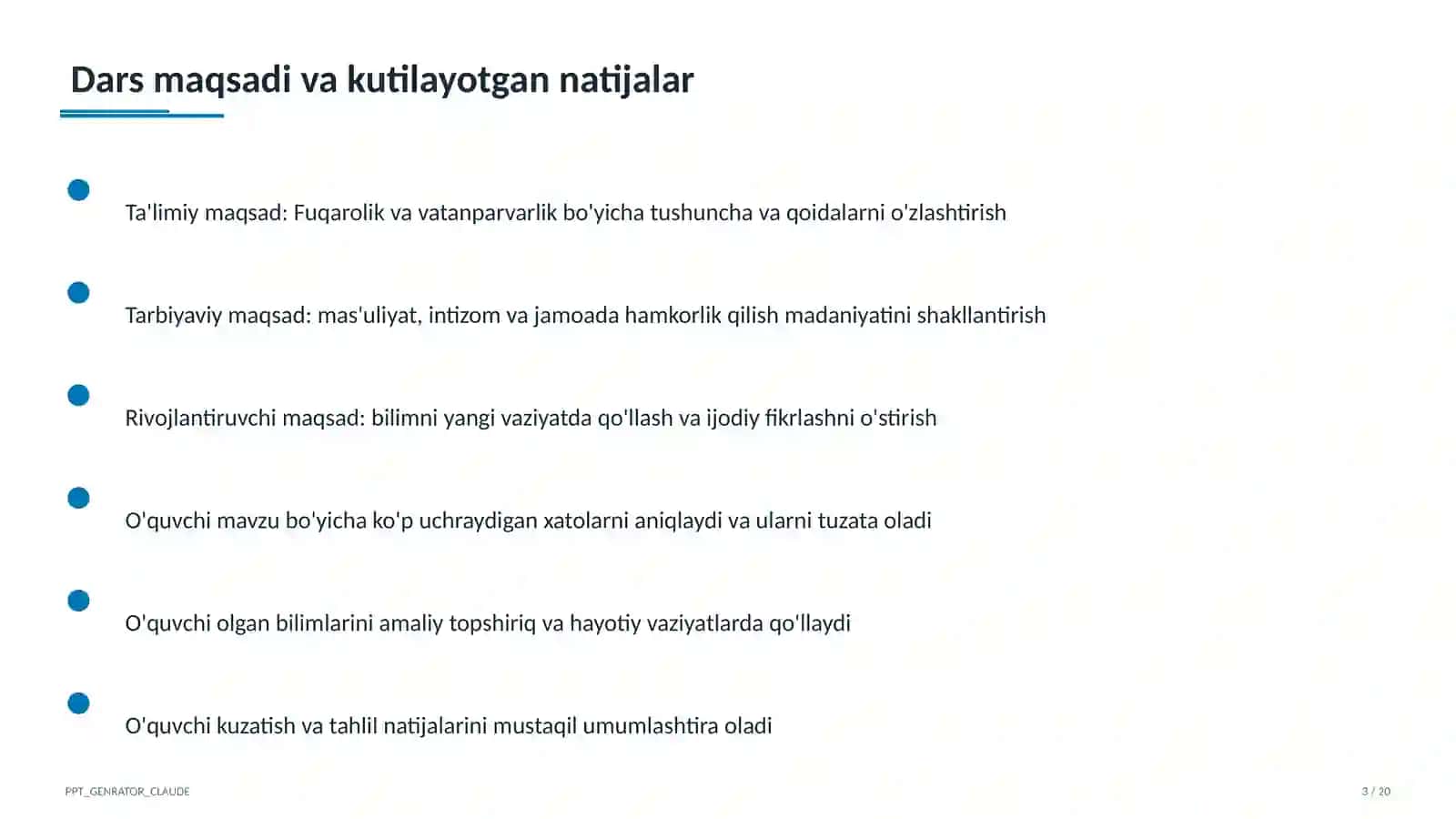 Fuqarolik va vatanparvarlik (8-sinf) 3