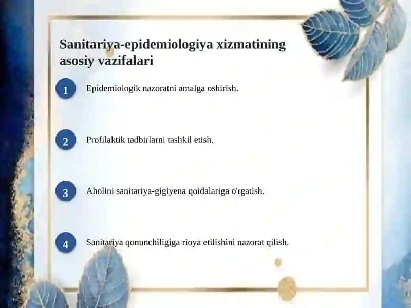 Aholiga sanitariya-epidemiologiya xizmatini tashkil etish va oila shifokorining roli 3