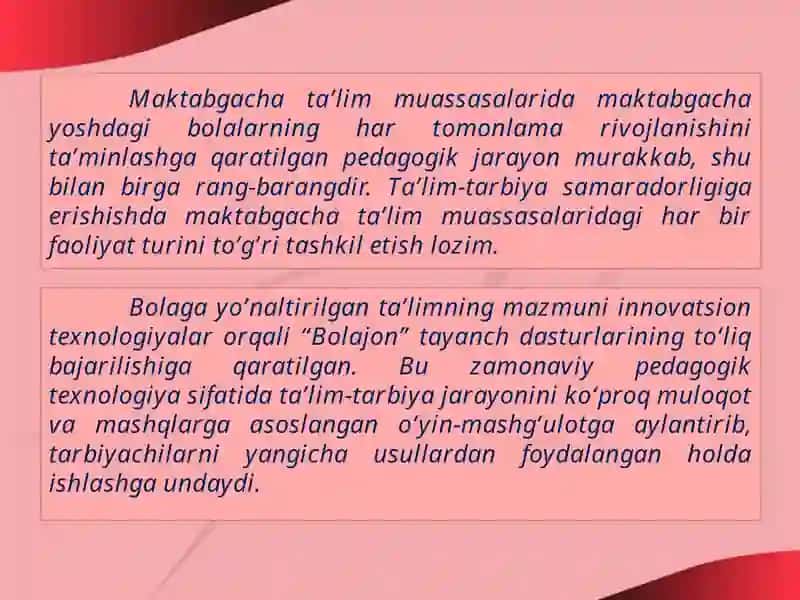 Mavzu: Maktabgachata'lim va tarbiya 3