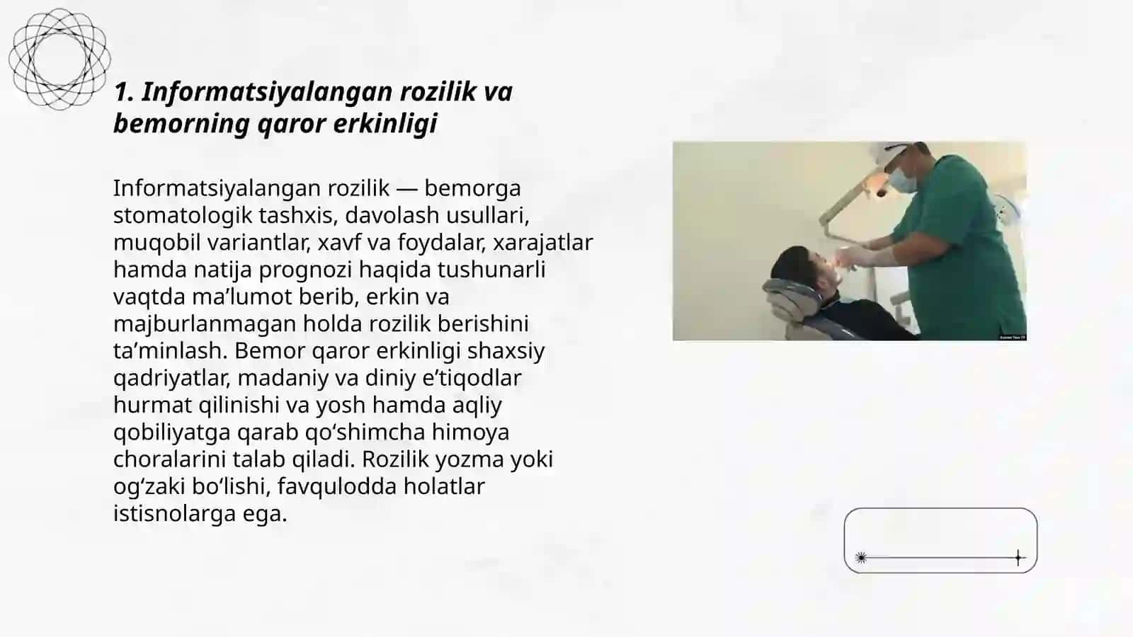 Fuqarolarga stomatologik yordam ko‘rsatishning etik jihatlari 3