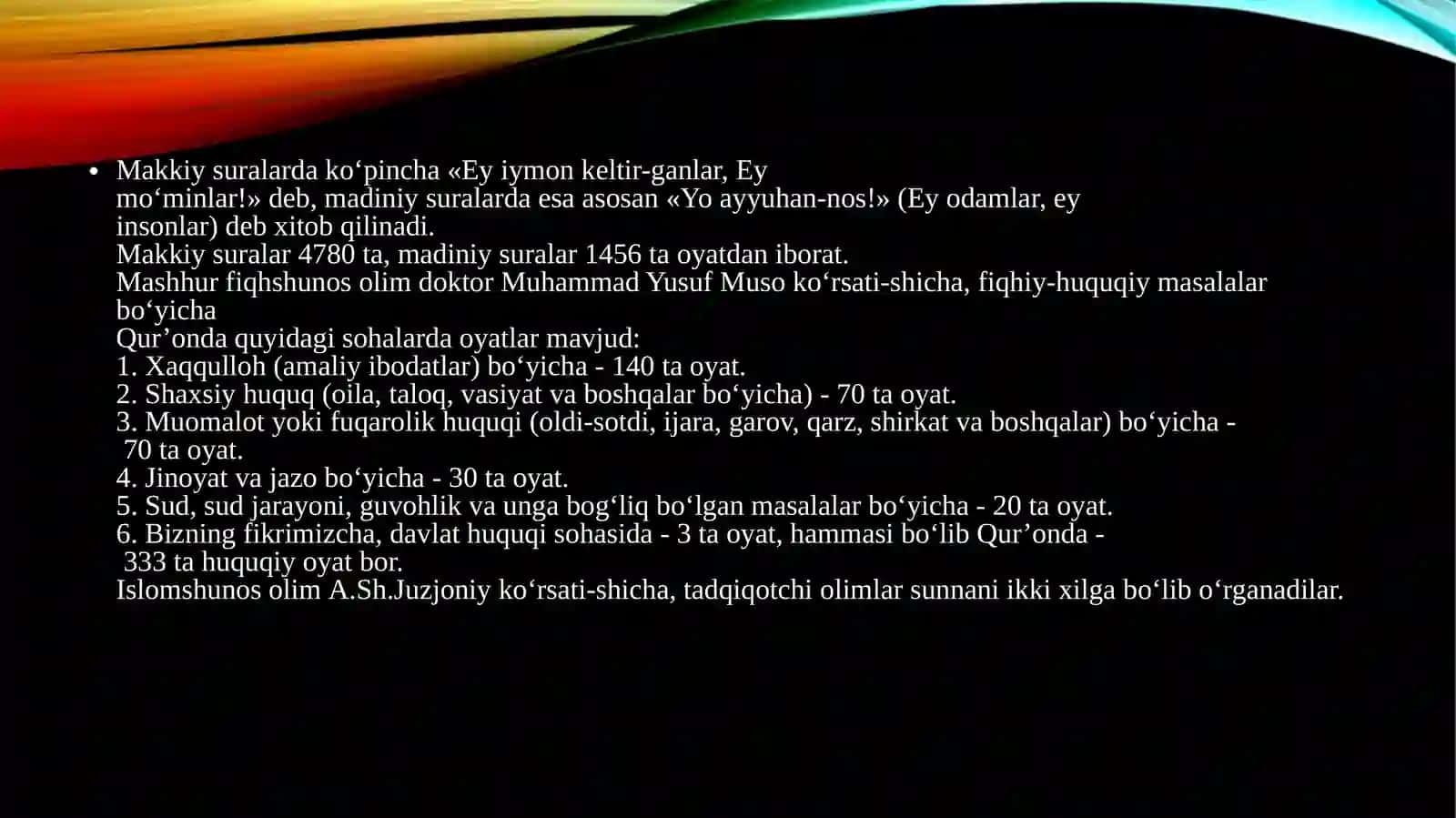Islom huquqimanbalari 3