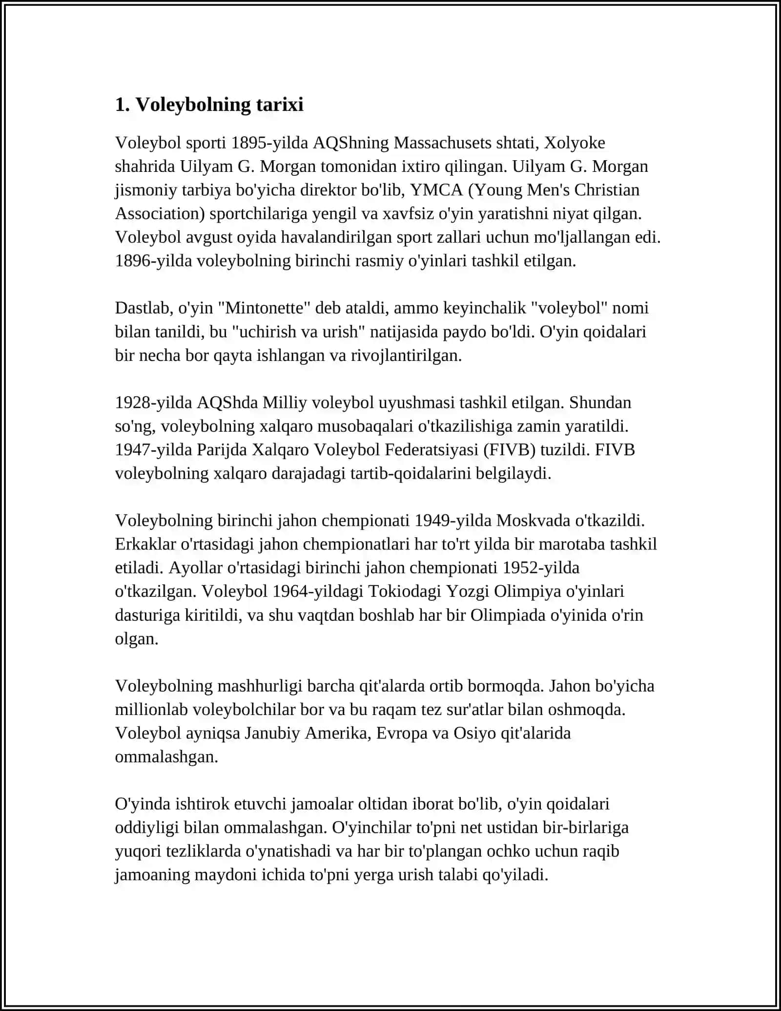 Voleybolning tarixi 3