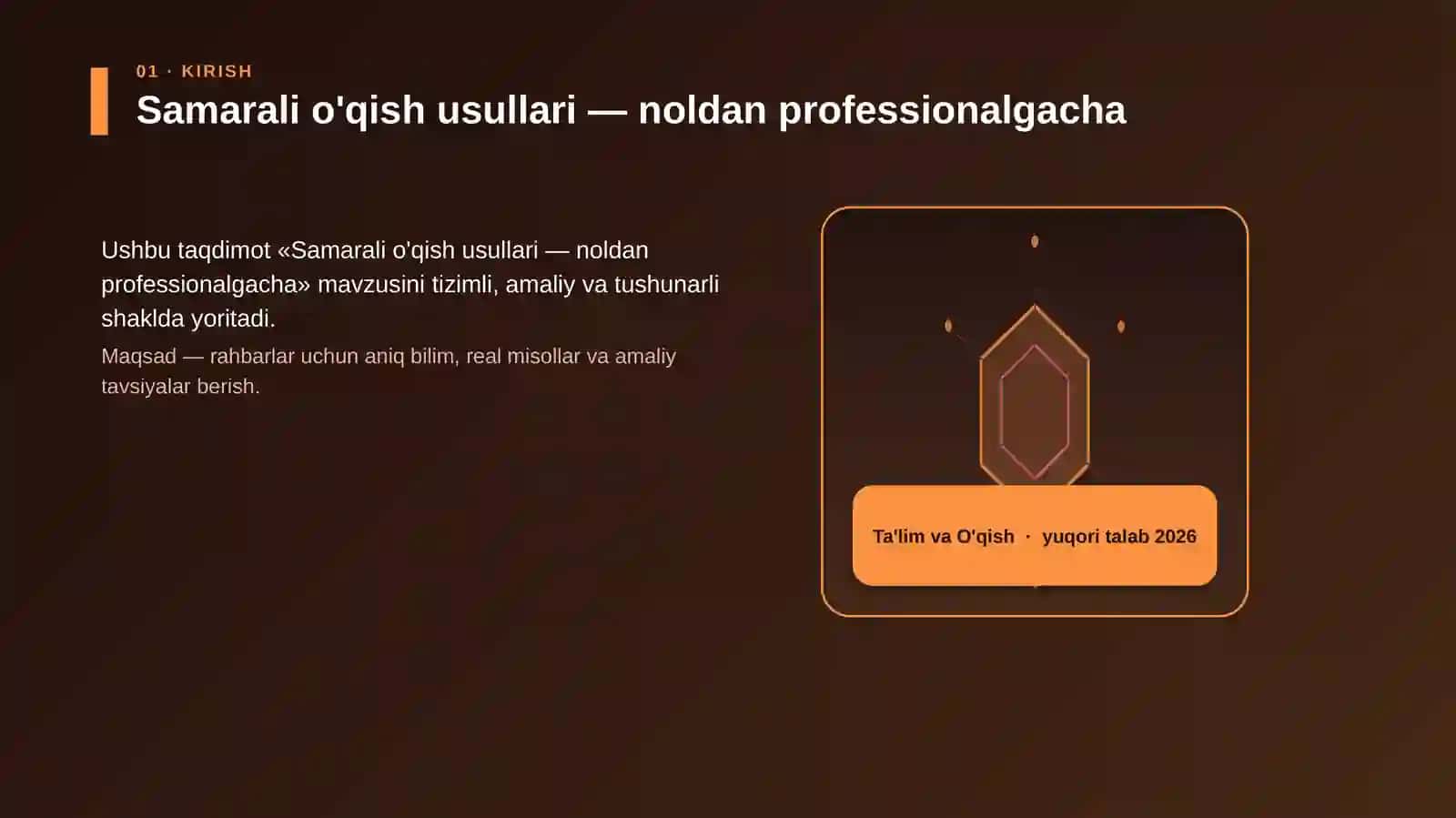 Samarali o'qish usullari — noldan professionalgacha 3