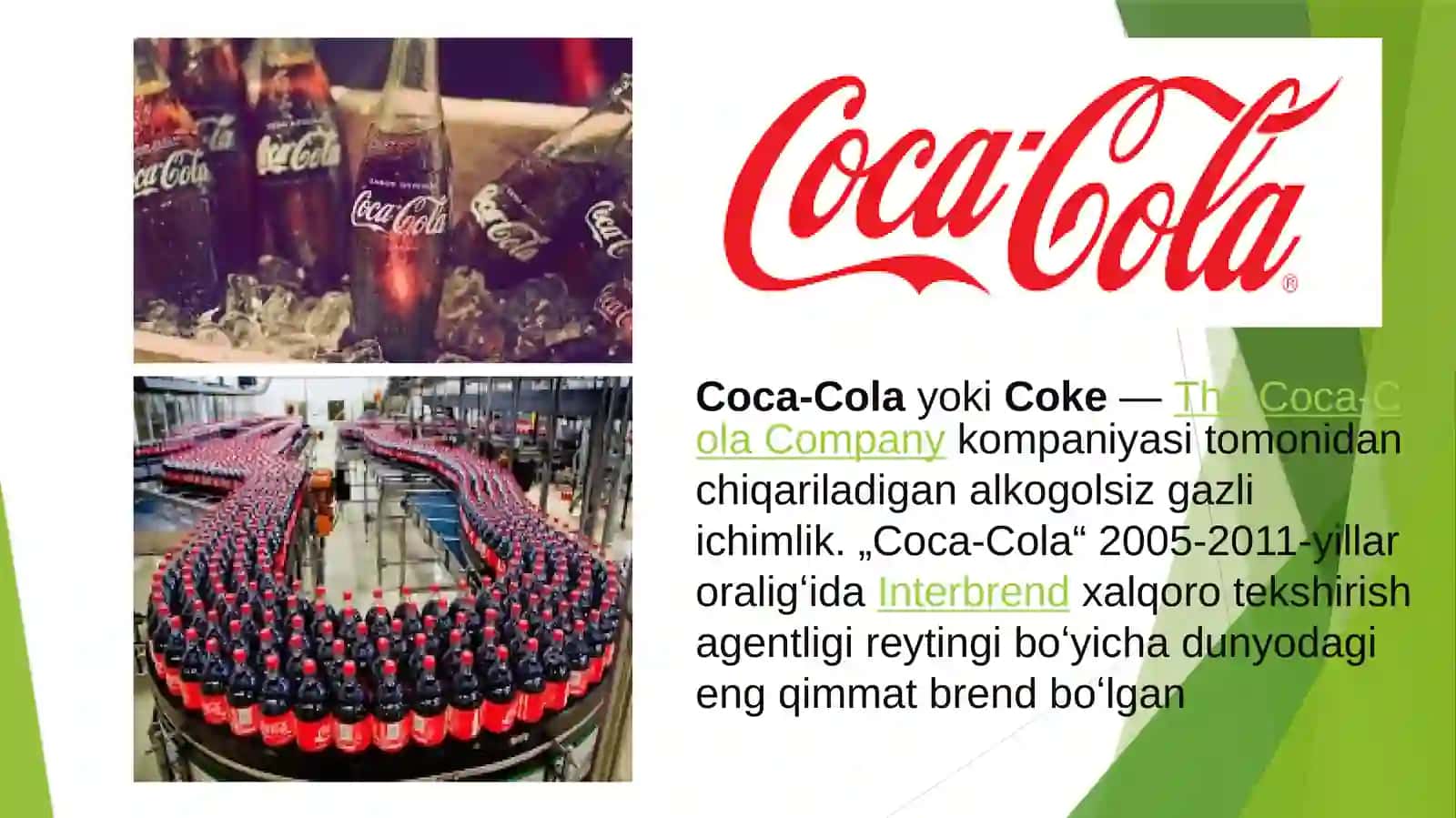 COCA-COLA KOMPANIYASI 3