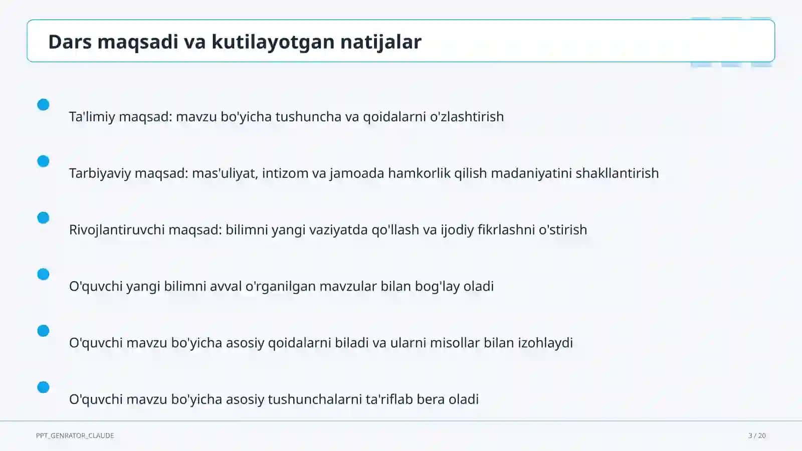 Vatanni sevish: davlat ramzlari (3-sinf) 3