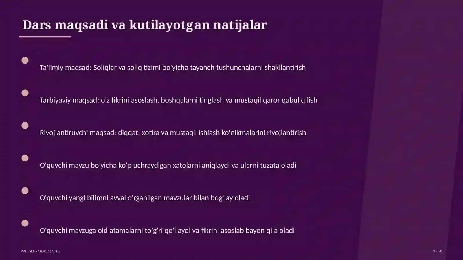 Soliqlar va soliq tizimi (10-sinf) 3