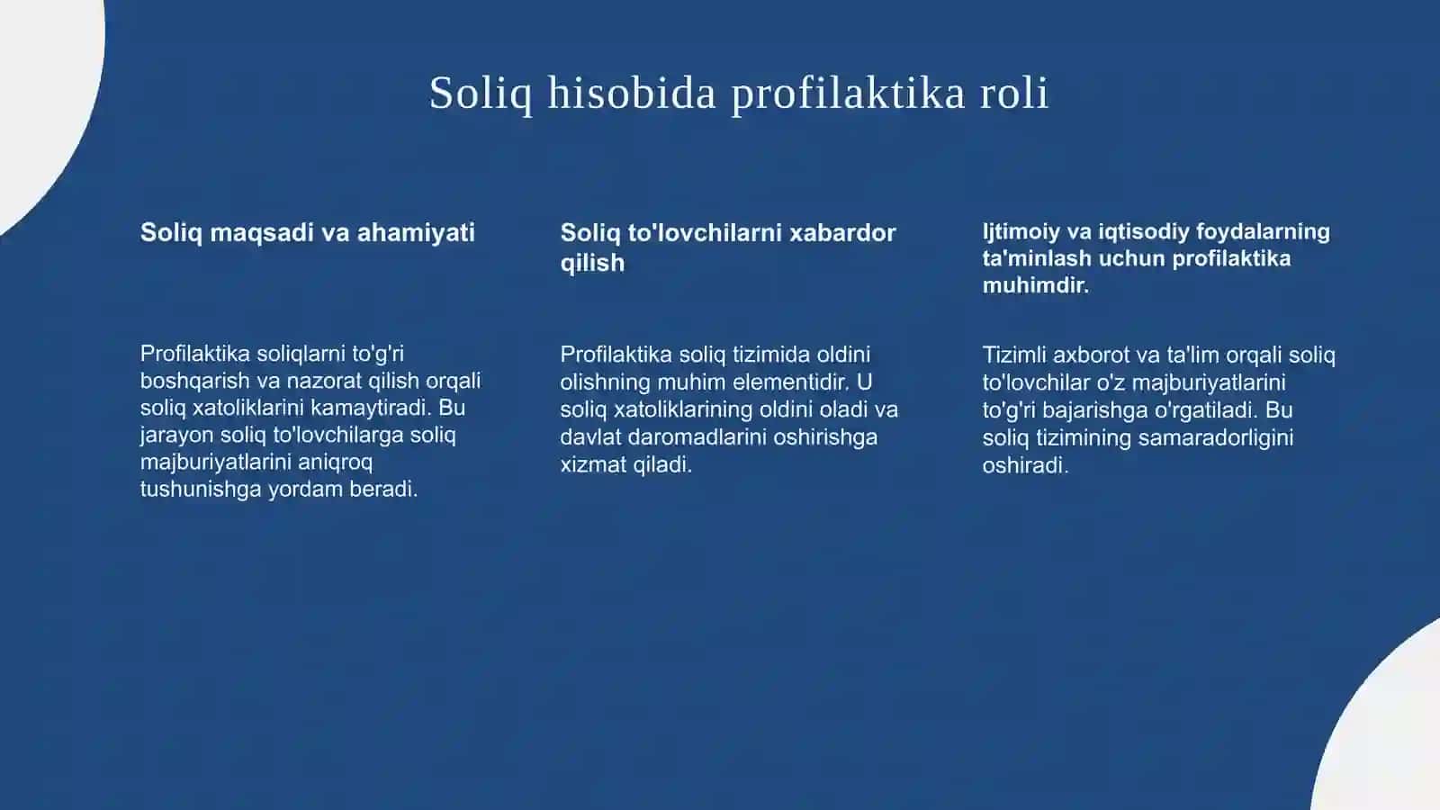 Soliq hisobida profilaktika va risk tahlili ma’murchilik samaradorligi 3