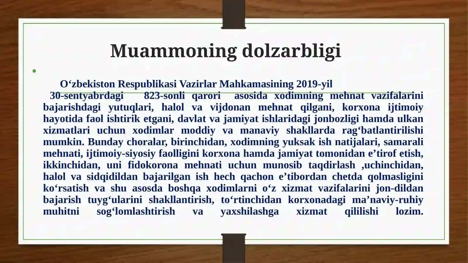 Xodimlarni rag‘batlantirishning shaffof mexanizmini yo‘lga qo‘yish 3