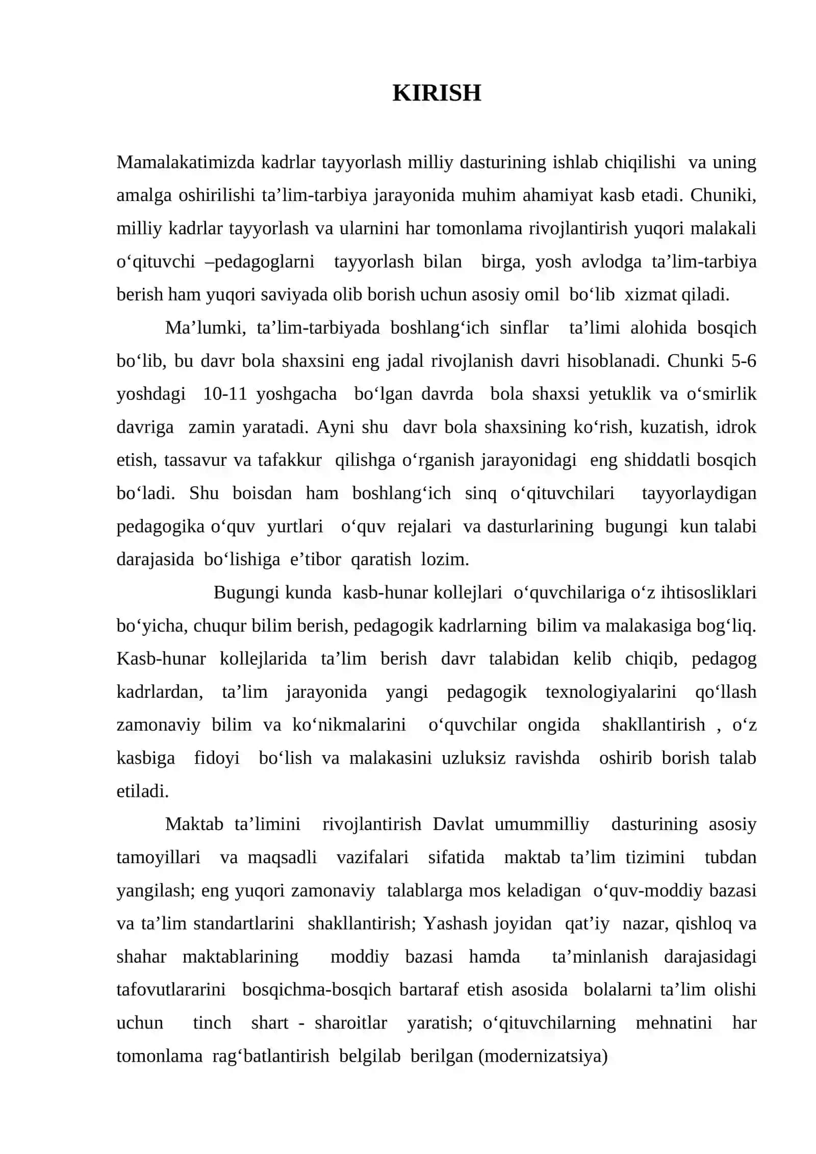 O’quvchi yoshlarni kasb-hunarga yo’naltirish tizimi MAVZUSINI O’QITISH TEXNOLOGIYASI (8-sinf misolida) 3