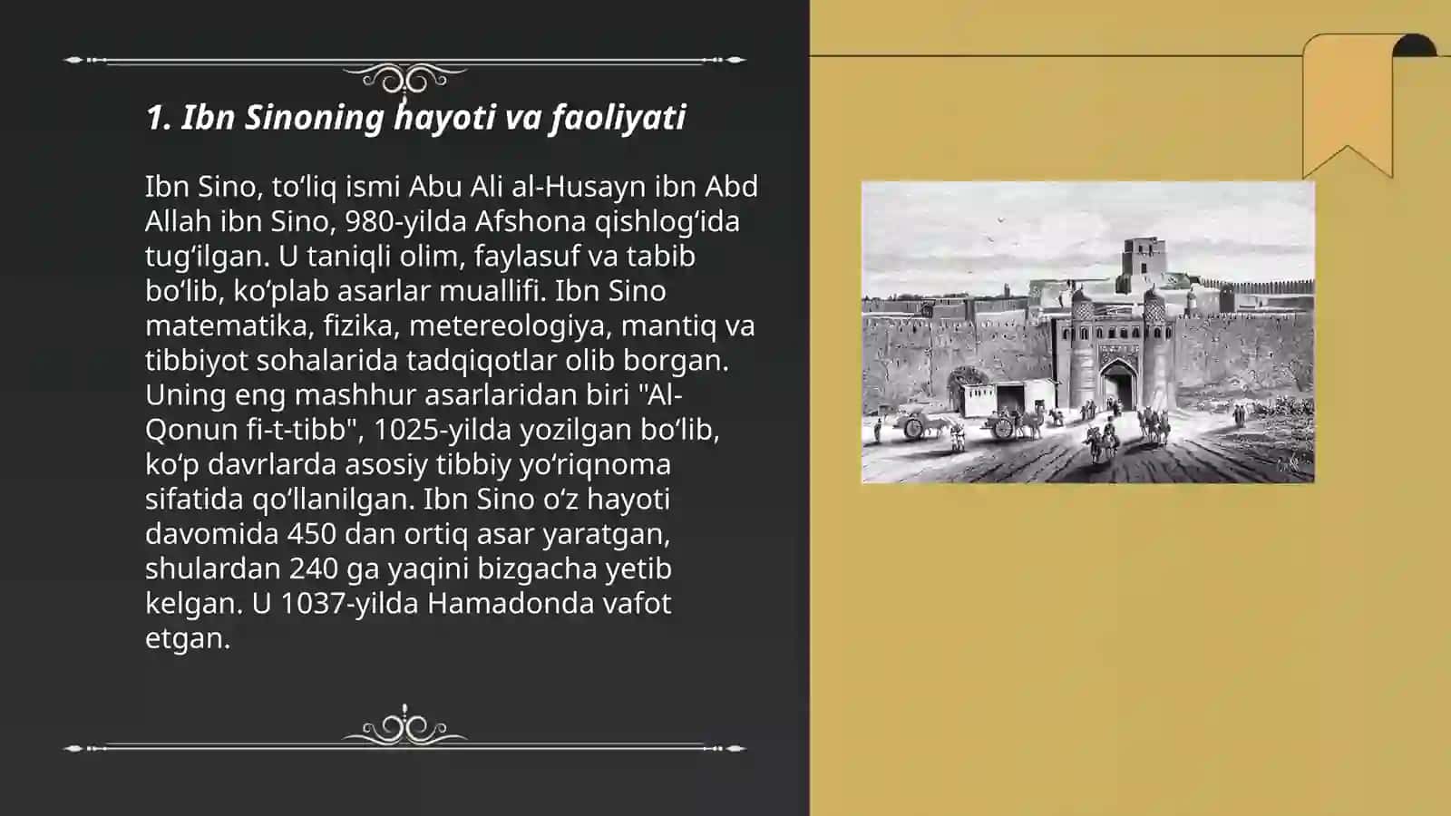 Sharq uygʻonish davrida Ibin Sinoning oʻrni Pardayeva Mavluda 3
