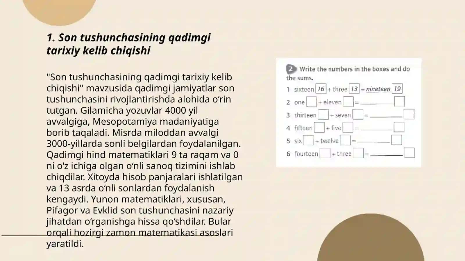 Manfiy son va kasr tushunchasining vujudga kelishi haqida tarixiy ma'lumot 3