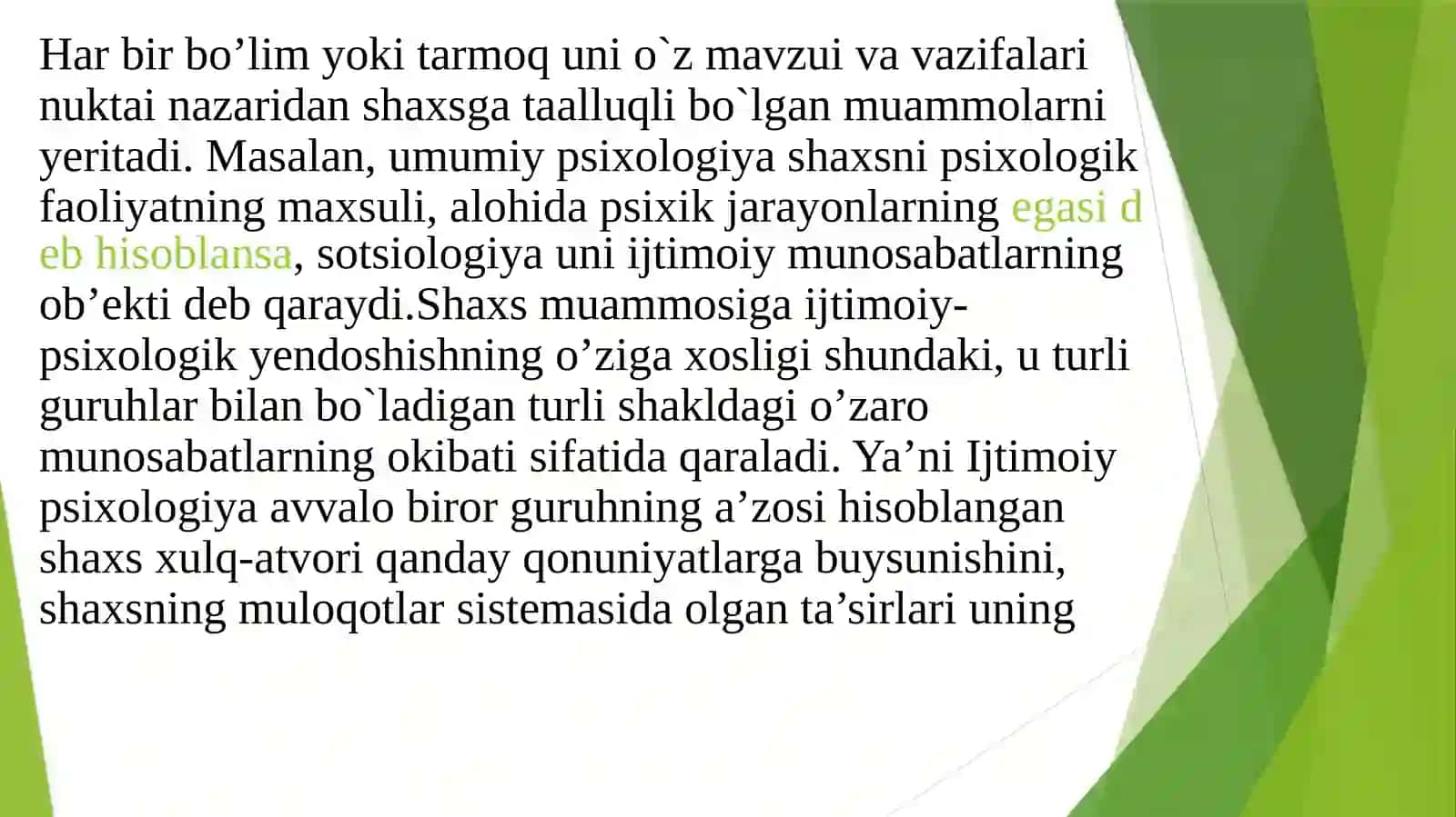 Ijtimoiy psixologiyada shaxs muammosi 3