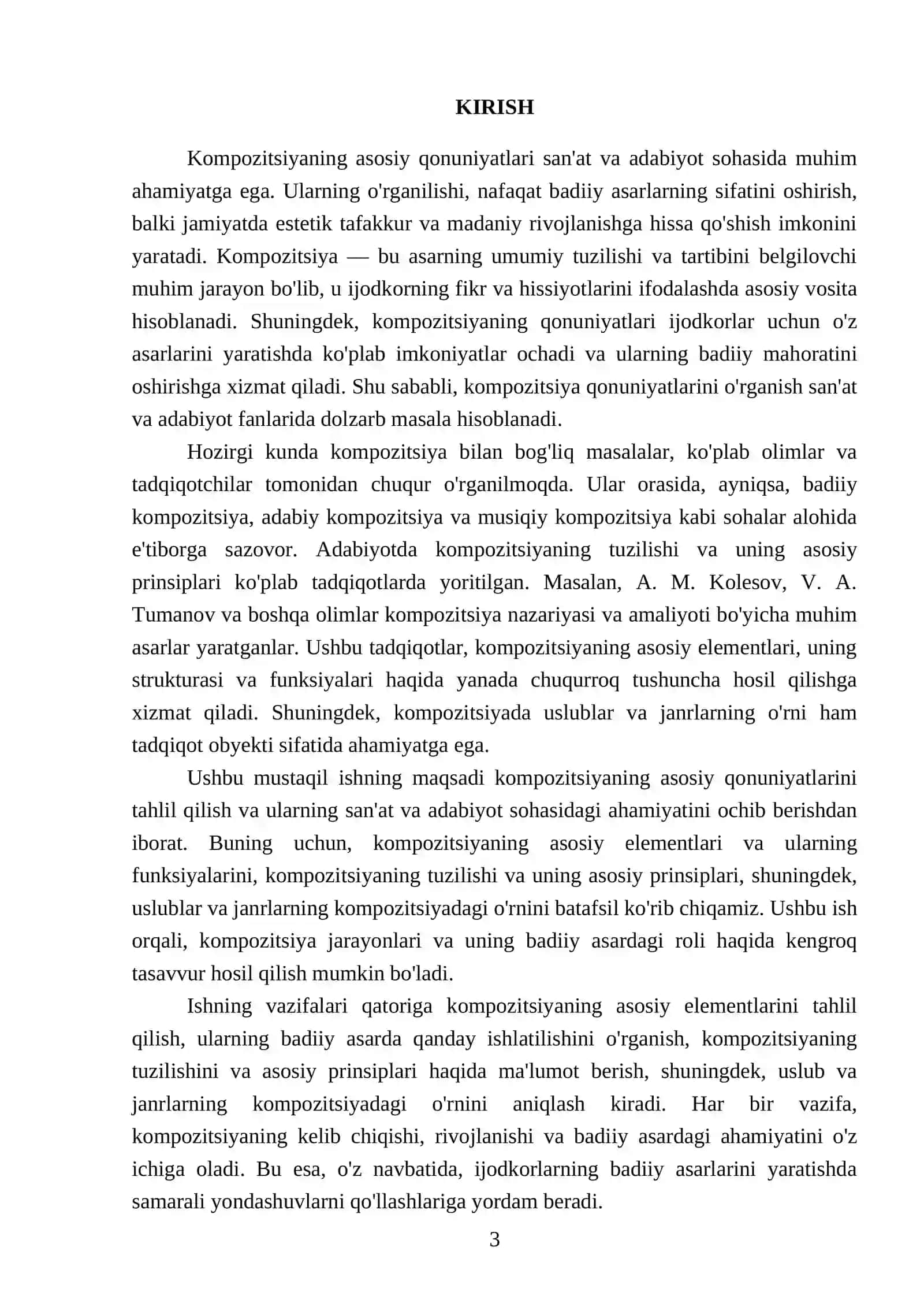 Kompozitsiyaning asosiy qonuniyatlari 3