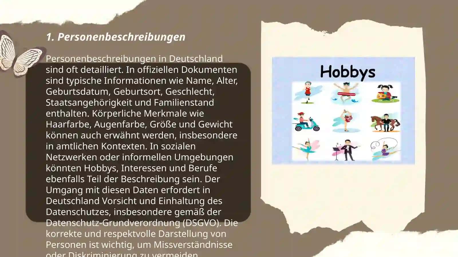 Personenbeschreibungen in Deutschland 3