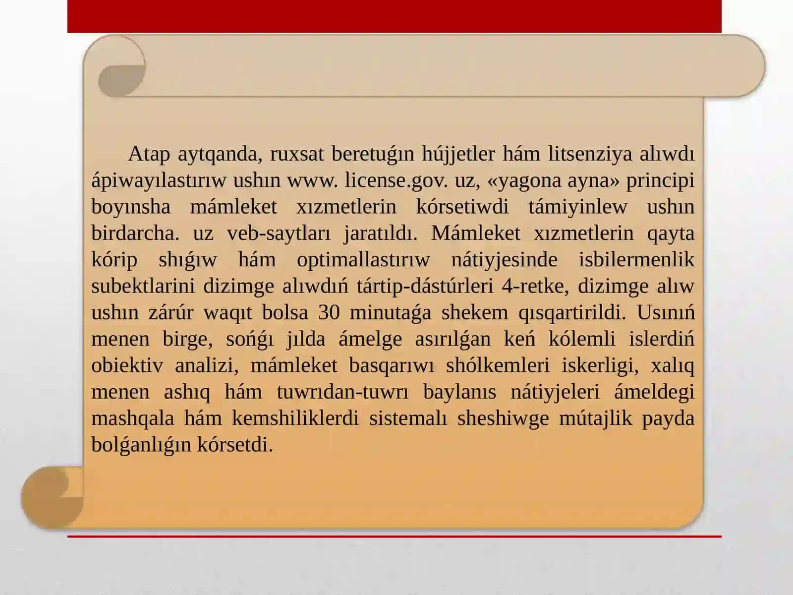 Ózbekstanda social tarawda ámelge asırılıp atırǵan ózgerisler 3