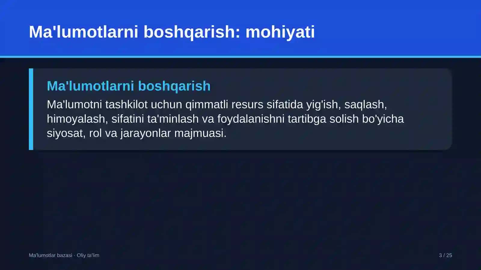 baliqchilik xo'jaliklarida ma'lumotlarni boshqarish 9544 3