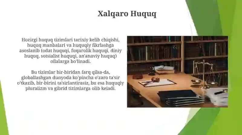 Hozirgi zamonning asosiy huquqiy tuzm va oilalari 3