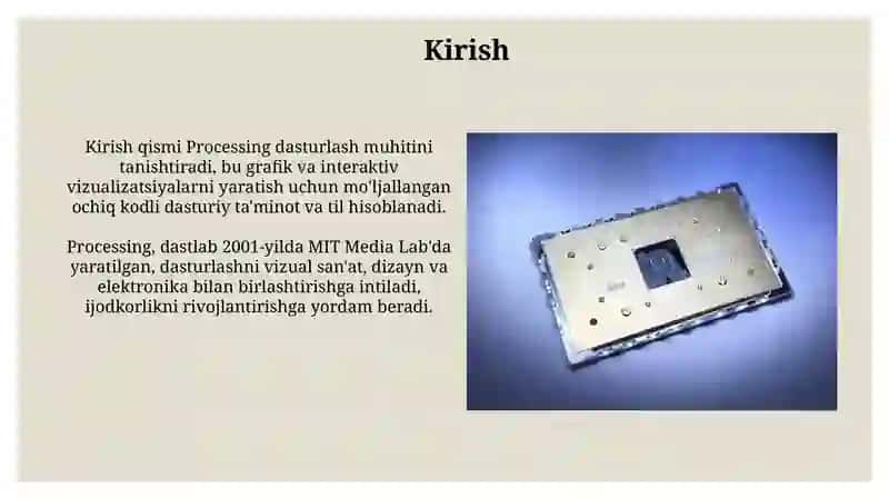 Kasbiy dasturlash 3