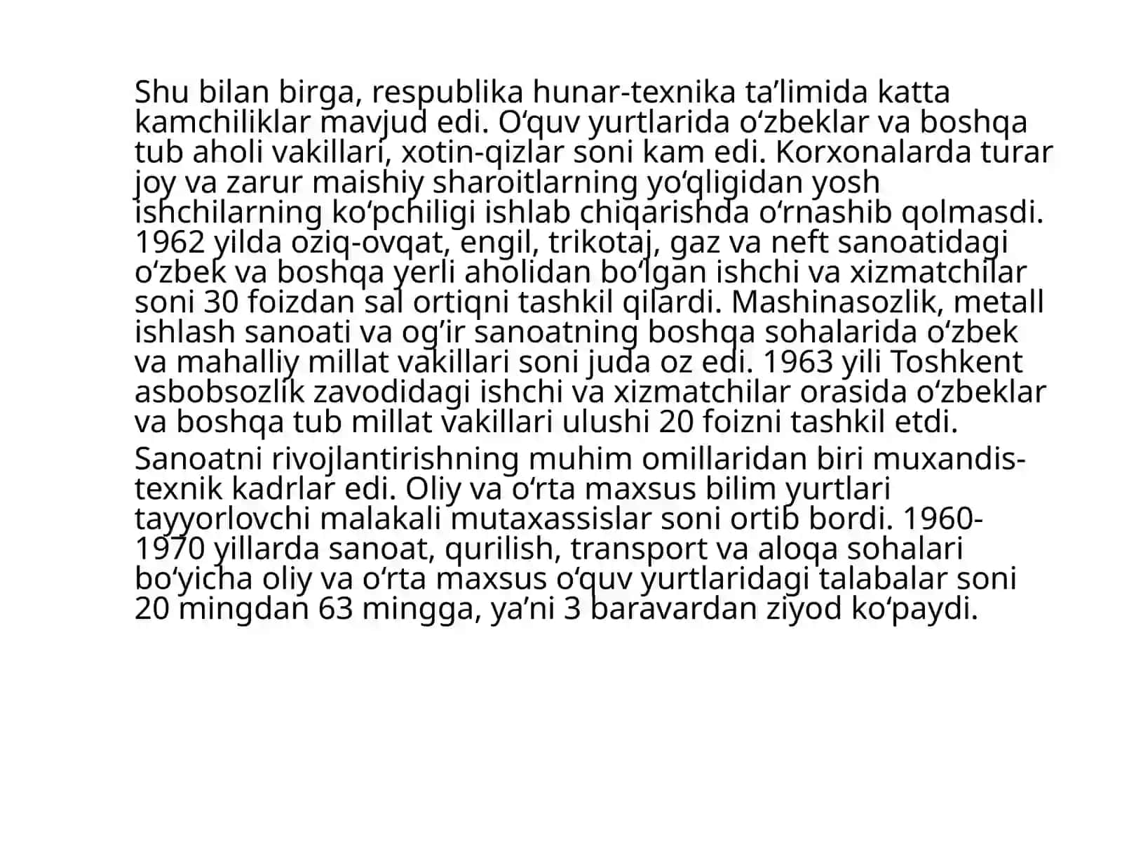 1945-1991 yillarda O'zbekistonda ta'lim tizimi va pedagogika fanining rivoji 3