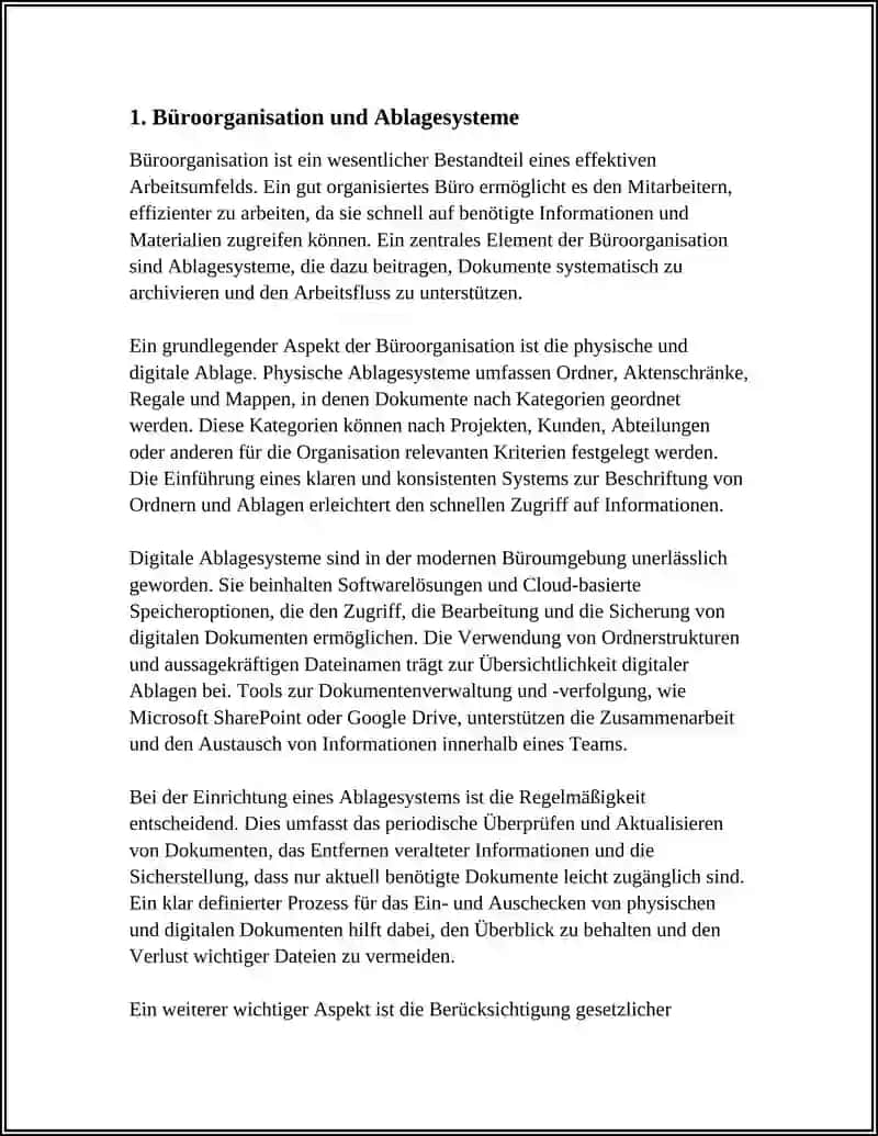 Büroorganisation und Ablagesysteme 3