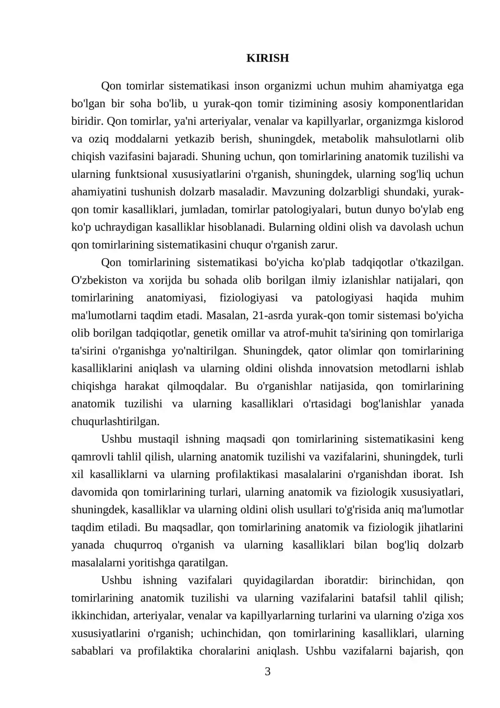 Qon tomirlar sistematikasi 3