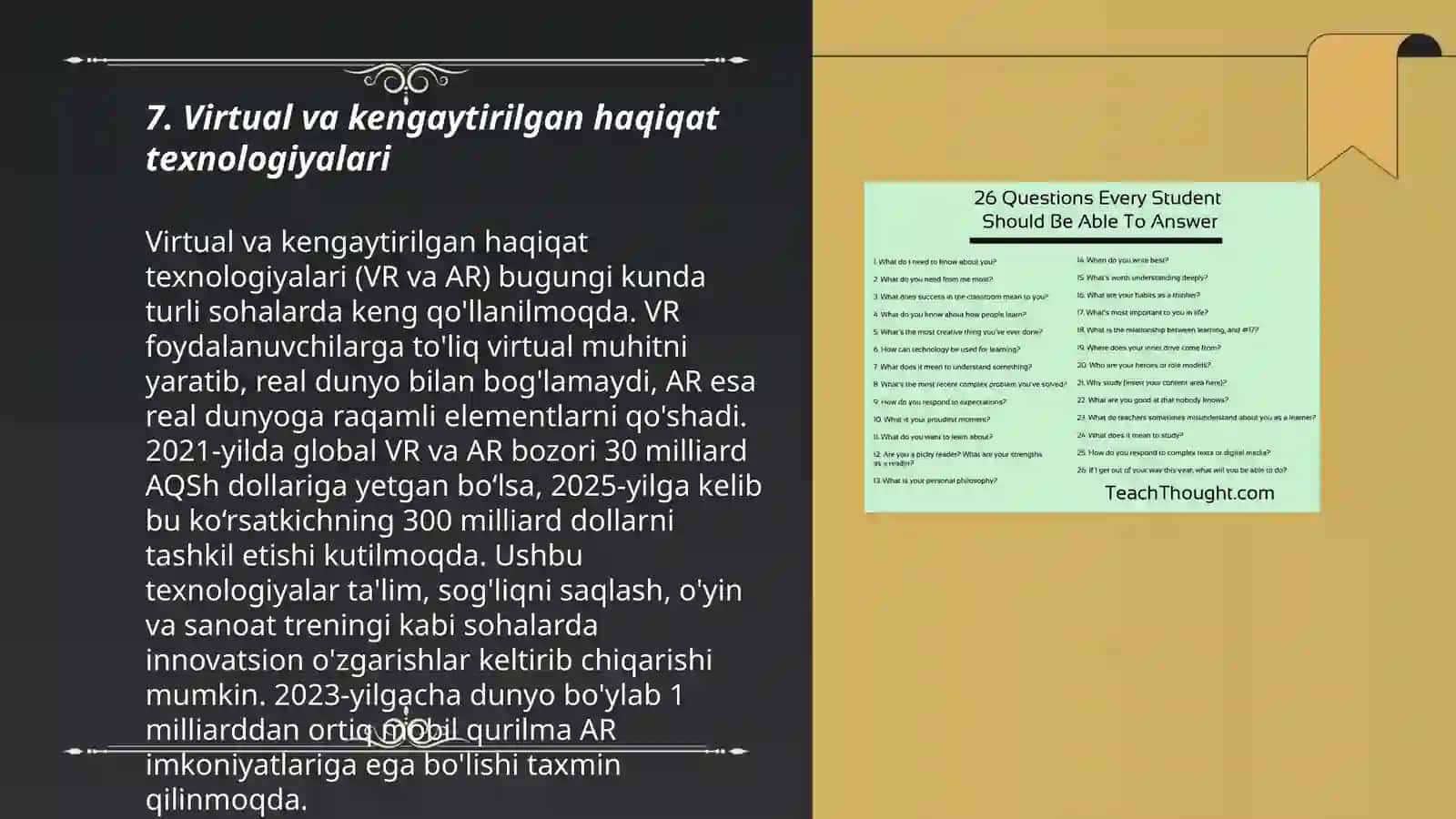 Tanqidiy fikrlash ko‘nikmalarini rivojlantirish shart-sharoitlari 3