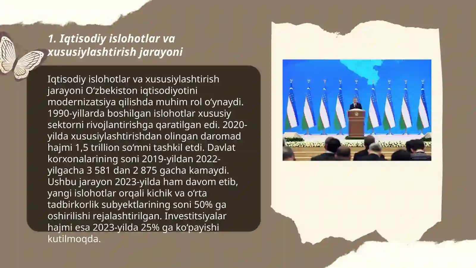 Iqtisodiy islohotlar va xususiylashtirish jarayoni 3
