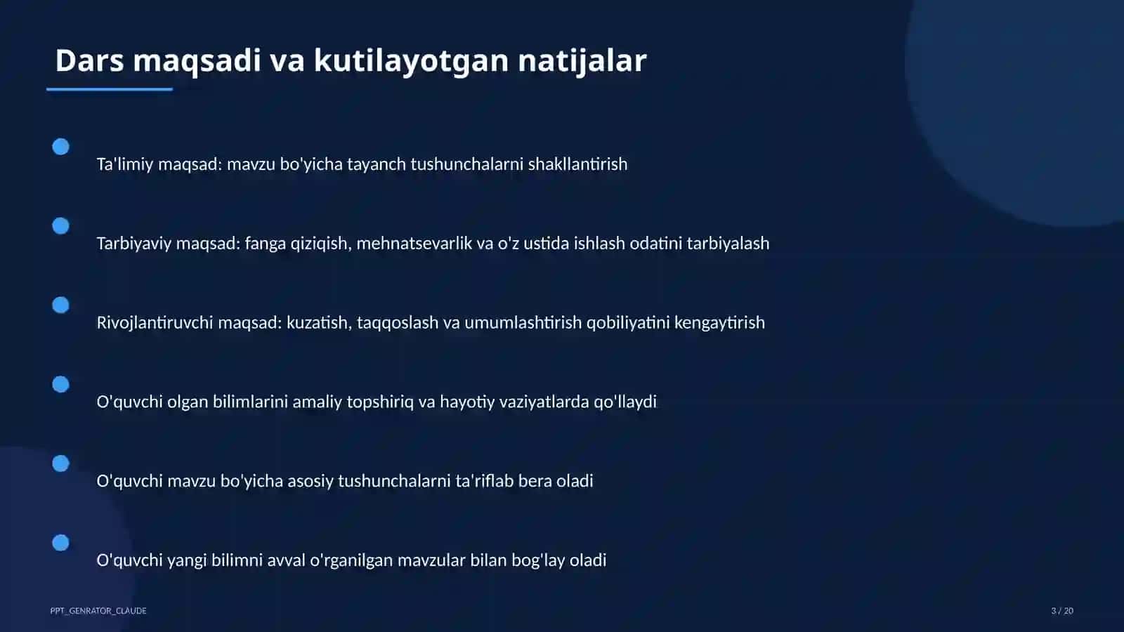 O'zbekiston transporti va aloqa tizimi (9-sinf) 3