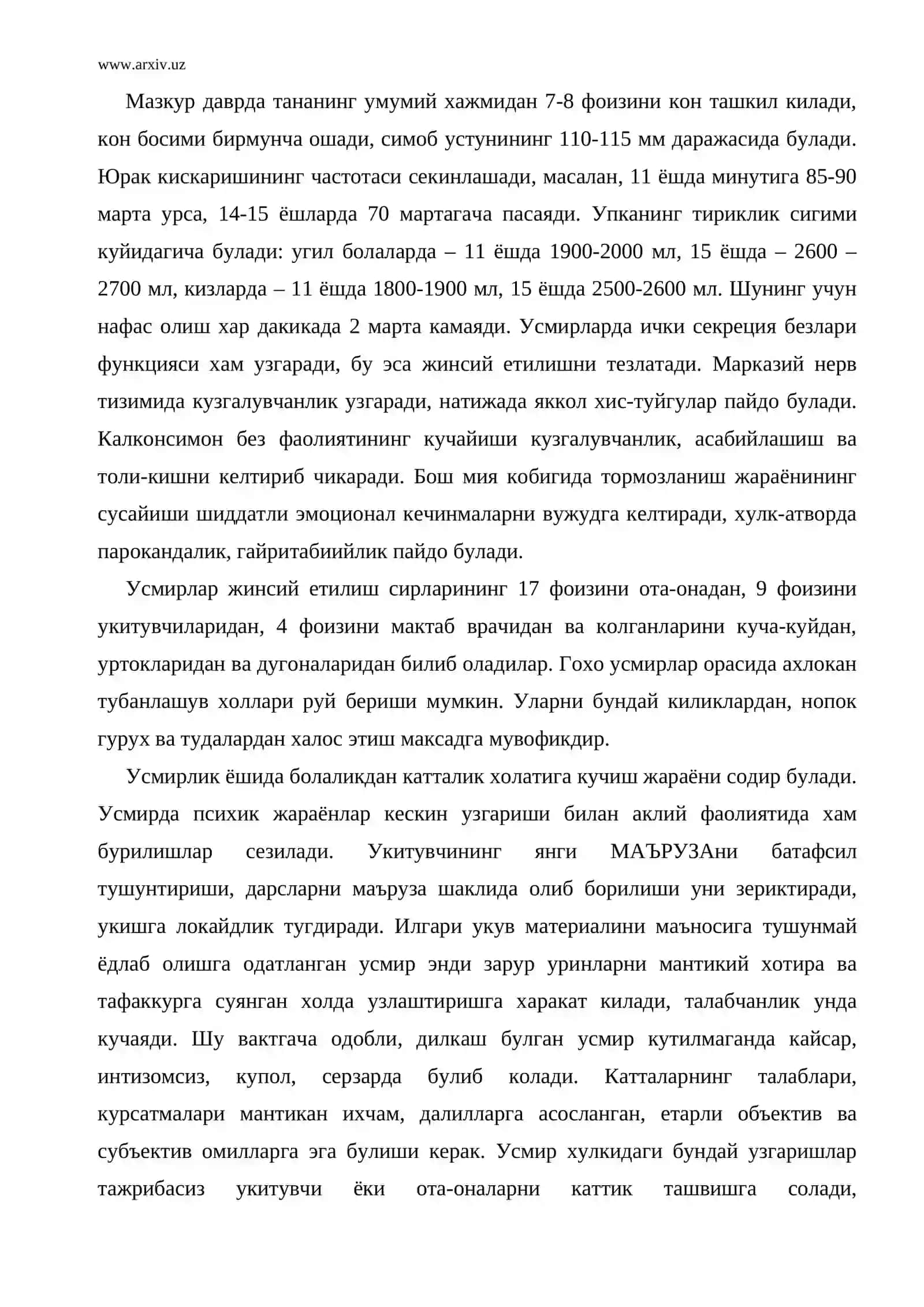 Усмирлик шахсияти ва усмирларнинг ривожланиши 3