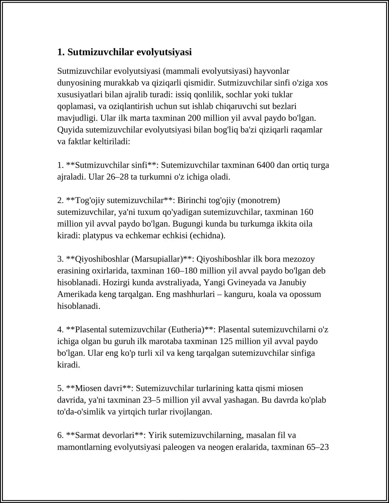 SUTEMIZUVCHILARNING SISTEMATIKASI VA KELIB CHIQISHI 3